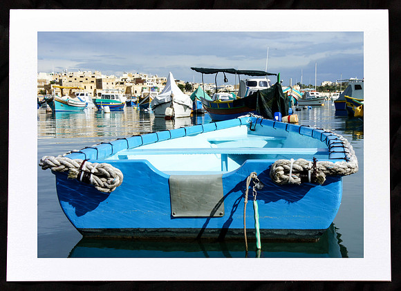 Blue Boat in Malta