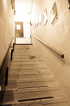 Stairs to the Cellar Club